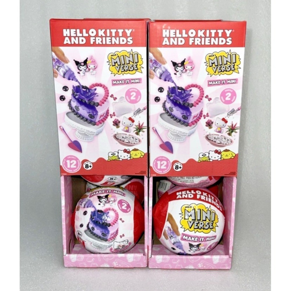 MGA's Hello Kitty & Friends Miniverse Make It Mini Food Series 2 Lot of 12‎ NEW - Picture 3 of 16